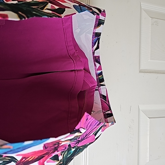 Lady Hagan Tropical Floral Golf Skirt/ Skort EUC Size 16 - Picture 3 of 11